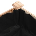 vidaXL Lit surélevé de jardin doublure 240x120x25 cm bois massif sapin
