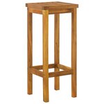 vidaXL Ensemble de bar de jardin 3 Pièces bois d'acacia solide