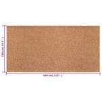 vidaXL Rouleau de liège 100x800 cm 2 mm