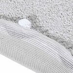 Tapis coton rond Bubble - gris - 120 Ø