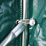 vidaXL Tente de garage PVC 2 4x2 4 m Vert