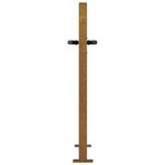 vidaXL Portail de jardin 105x105 cm acier corten
