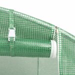 vidaXL Serre avec cadre en acier vert 110 m² 22x5x2 3 m