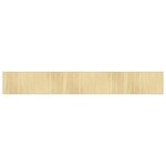 vidaXL Tapis rectangulaire naturel clair 70x500 cm bambou