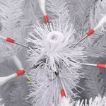 vidaXL Sapin de Noël artificiel à charnières avec neige floquée 150 cm