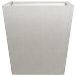 vidaXL Jardinières 2 Pièces 40x40x40 cm acier inoxydable