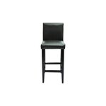 Set de 1 table de bar et 4 tabourets noir