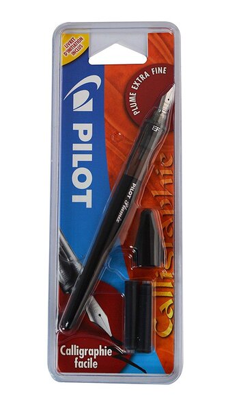 Stylo plume de calligraphie Plumix extra fin corps noir tracé: 0,32 mm PILOT