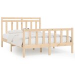 vidaXL Cadre de lit sans matelas bois massif de pin 140x200 cm