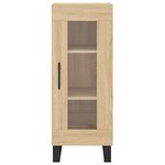 vidaXL Buffet Chêne sonoma 34 5x34x90 cm Bois d'ingénierie