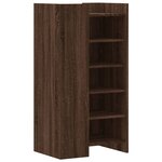 vidaXL Armoire à chaussures chêne marron 52x37 5x100 cm