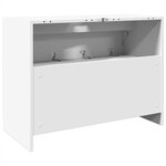 vidaXL Armoire d'évier blanc 78x37x59 cm bois d'ingénierie