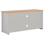 vidaXL Meuble TV Gris 120x39x58 cm
