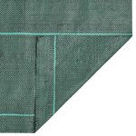 vidaXL Membrane anti-mauvaises herbes vert 1x200 m PP