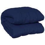 vidaXL Couverture lestée Bleu 138x200 cm 6 kg Tissu