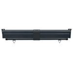 vidaXL Auvent latéral de balcon 125x250 cm noir