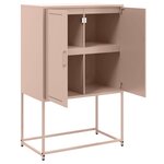 vidaXL Meuble TV blanc 100 5x39x60 5 cm acier