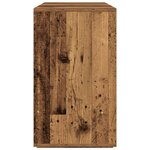 vidaXL Buffet marron Bois ancien Bois 120 x 41 x 75 cm Buffet