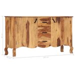 vidaXL Buffet 145x40x80 cm Bois solide