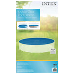 Intex Couverture solaire de piscine Bleu 448 cm Polyéthylène