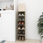 vidaXL Armoire à chaussures Chêne sonoma 27 5x27x102 cm