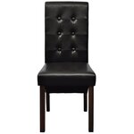 vidaXL Chaises à manger lot de 6 marron similicuir