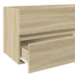 vidaXL Armoire d'évier Chêne sonoma 90x38 5x45 cm Aggloméré
