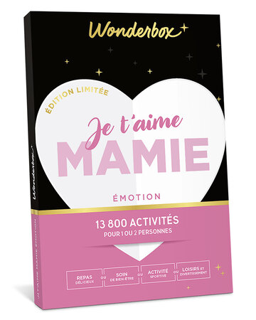Coffret cadeau - WONDERBOX - Je t'aime Mamie Emotion