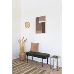 Horloge murale Rosolini ocre mouvement silencieux Ø 30 cm