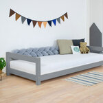 Lit enfant KIDDY 90 x 190 gris