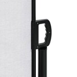 vidaXL Auvent latéral rétractable blanc 100x600 cm