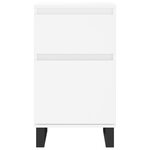 vidaXL Buffet blanc 40x35x70 cm bois d’ingénierie