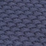 vidaXL Tapis rectangulaire Bleu marine 160x230 cm Coton
