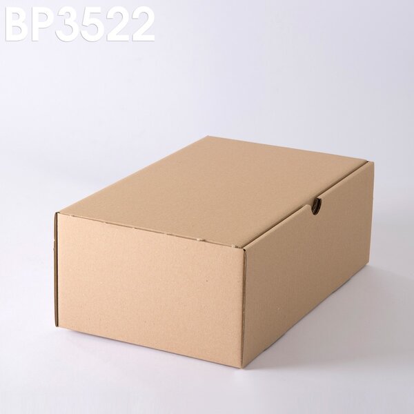 Lot de 5 boîtes postales brunes 350x220x130 mm