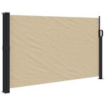 vidaXL Auvent latéral rétractable beige 120x300 cm