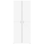 vidaXL Armoire de classement blanc 60x32x153 cm bois d'ingénierie