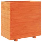 vidaXL Jardinière cire marron 70x40x72 5 cm bois de pin massif
