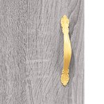 vidaXL Buffet sonoma gris 69 5x34x90 cm bois d'ingénierie