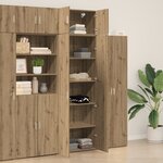 Cabinet de rangement vidaXL Chêne artisanal 70x42 5x225 cm Bois d'ingénierie