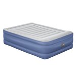 Bestway Matelas pneumatique Tritech 2 places 203x152x61cm bleu et gris