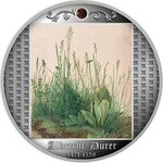 THE GREAT PIECE OF TURF Albrecht Dürer Argent Monnaie 500 Francs Cameroon 2021