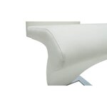 vidaXL Chaises à manger lot de 2 blanc similicuir