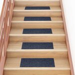 vidaXL Tapis d'escalier autocollants Rectangulaire 15 Pièces 60x25 cm