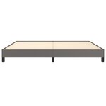 vidaXL Cadre de lit sans matelas gris 200x200 cm similicuir