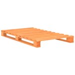 vidaXL Cadre de lit de palette sans matelas 90x200 cm bois massif