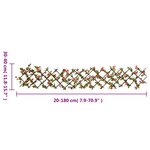 vidaXL Treillis de lierre artificiel extensible 5 Pièces 180x20 cm
