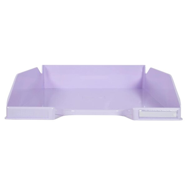 Corbeille À Courrier Combo Midi Aquarel - Mauve - X 6 - Exacompta