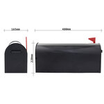 Profirst mail pm 630 boite aux lettres noire