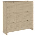 Cabinet de rangement vidaXL Beige 100x36x102 cm Rattan