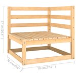 Salon de jardin meuble d'extérieur ensemble de mobilier 9 pièces avec coussins bois de pin massif 02_0017947